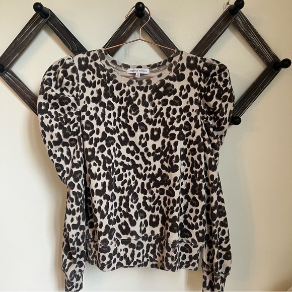 Rebecca Minkoff Puff Shoulder Sweatshirt - Picture 1 of 11